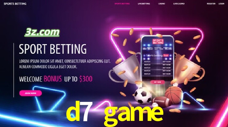 d7 game-Apostas Antes e Durante os Eventos